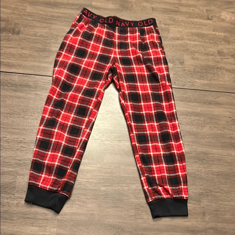 Old Navy Kids Red Plaid Pajama Pants